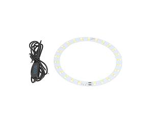 Placa de Luz de Anillo, Tablero de Luz Circular Modos de Iluminación Duales para Ancla para Oficina para Estudiante para Estudio