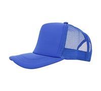 Placa de luz de color sólido para exteriores bordada para hombres y mujeres, sombrero de conductor de camión, red de sombrero, visera, Bu2., M