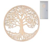 Placa de madera de bosque - pizarra de genealogía, letrero natural | Forma de exhibición de símbolo ancestral fabricado circularmente, talla en forma de legado Figura de en superficie para sala