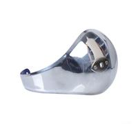 Placa de mano de acero inoxidable para esgrimistas zurdos, tamaño adulto y niño, protector resistente a la corrosión con bordes redondeados para competición de entrenamiento (niños, plateada-L)