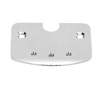 Placa De Mástil De Guitarra Cola De Bisagra Chapada En Latón Perforada Para Caja De Puros De 3 Cuerdas Para Guitarra De Caja De Puros De Tres Cuerdas