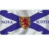 Placa de matrícula con diseño de bandera de Escocia de Inga Nova (6 x 12 pulgadas)