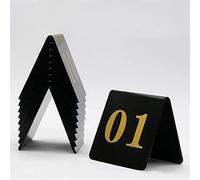 Placa de matrícula de acrílico para restaurantes, sistema de numeración duradero para una gestión eficiente de los asientos