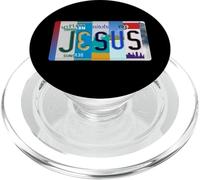 Placa de matrícula de Coche de Jesús - Divertida fe Cristiana gráfica PopSockets PopGrip para MagSafe