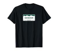 Placa de matrícula de Denver Colorado Camiseta
