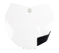 Placa de matrícula de inicio UFO PLAST cubierta matrícula delantera blanca OEM