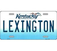 Placa de matrícula de Lexington Kentucky State Background, 15 x 30 cm