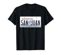 Placa de matrícula de San Juan Island Washington State Hometown Camiseta