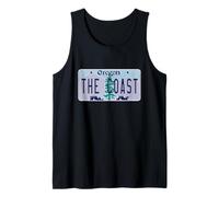 Placa de matrícula de The Coast Oregon OR Neighborhood Camiseta sin Mangas