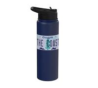 Placa de matrícula de The Coast Oregon OR Neighborhood Stainless Steel Insulated Water Bottle
