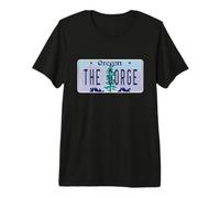 Placa de matrícula de The Gorge Oregon OR Columbia River Camiseta Premium