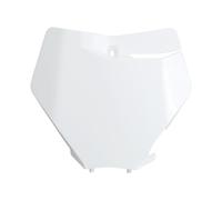 Placa de matrícula delantera UFO PLAST cubierta blanca OEM 20-26