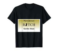 Placa de matrícula Jersey Girl New Jersey B TCH Camiseta