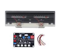 Placa de Medidores VU, Medidor de VU Portátil con Kit de Placa de Controlador Placa de Medidores VU de Ajuste Amplificador de Potencia Medidor DB con Retroiluminación para