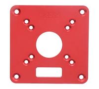 Placa de mesa de aleación de aluminio de aluminio de recorte Design para máquina de recorte compatible con dongcheng aoben ken boda worx 120 x 120 x 8 mm
