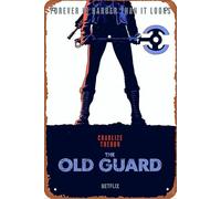 Placa de metal con diseño de The Old Guard para decoración de pared, 20 x 30 cm