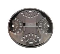 Placa de metal para guitarra resonadora Dobro, piezas de repuesto para guitarra resonadora, placa de guitarra resofónica