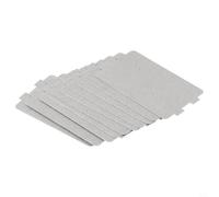 Placa de mica para horno de microondas, 10 piezas, resistente a altas temperaturas, hoja de cubierta de guía de ondas, corte libre a medida para piezas de reparación
