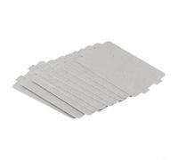 Placa de mica para microondas, cubierta de guía de ondas, material aislante resistente al calor, 11,6 x 6,5 cm, grosor de 0,04 mm, piezas de reparación de electrodomésticos