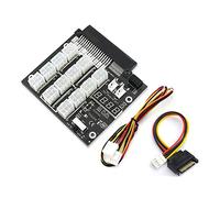 Placa de minería de 12 puertos y 6 pines con pantalla LED y marquesina para servidor Dell 2400 W 12 A placa de minería 12 V ForDell 750 W 1050 W 1100 W 1750 W 2000 W 2400 W potencia