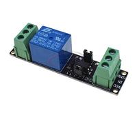 Placa de módulo de relé de 1 canal con soporte de aislamiento optoacoplador disparador de nivel alto o bajo (24 V alto)