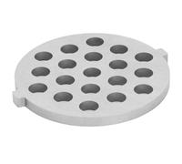 Placa de molienda de carne, piezas de repuesto de molienda de carne con accesorio de molienda de carne de acero inoxidable de agujero de 8 mm para molienda de carne de mezclador de soporte