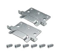 Placa de montaje apta para vigas centrales SKORVA 116791 de Ikea, juego de 2 unidades, incluye tornillos, herrajes de cama para MALM, HEMNES, BRIMNES, ideal para furgonetas y camas de autocaravanas