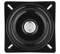 Placa de montaje con base giratoria de 360 grados para asientos de uso intensivo, placa de soporte con rodamiento de plataforma giratoria para sillas de acero con refuerzo por (6 pulgadas - de
