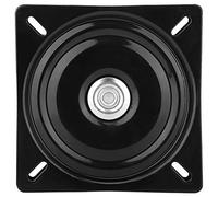Placa de montaje con base giratoria de 360 grados para asientos de uso intensivo, placa de soporte con rodamiento de plataforma giratoria para sillas de acero con refuerzo por (8 pulgadas - de