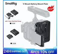 Placa de montaje de batería con montaje en V SmallRig para Sony para Canon para cámara DSLR con Protector de pantalla LCD 1/4 "-20 agujeros para brazo mágico-5228 5228