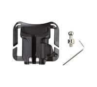 Placa de montaje de cámara mecanizada precisa para una fijación segura DSLR con acolchado antideslizante y bordes redondeados, montaje flexible de la cámara