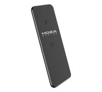 Placa de montaje de pedal Moza RS073 aluminio negro 60 mm x 185 mm