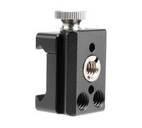 Placa de montaje de queso para cámara, soporte de trípode de posicionamiento de 1/4 3/8, clip de arranque frío, montaje de acción