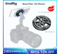 Placa de montaje de teléfono magnética SmallRig para iPhone con zapata fría para DJI Mic 2 para teléfono inteligente transmisión en vivo Selfies Monitor de cámara 5156