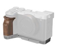 Placa de montaje en forma de L SmallRig 4796B con mango de madera para Sony Alpha 7C II / Alpha 7CR