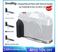 SmallRig Empuñadura en forma de L para FUJIFILM X-T30 III / X-T30 II / X-T30 Silicona plata