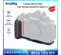 SmallRig 4801 Placa de montaje en forma de L con asa de madera para Nikon Z f