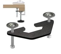 Placa De Montaje para Monitor - Base De Abrazadera De Acero De 4,92 Pulgadas | Soporte De Refuerzo con Abrazadera En C Las Almohadillas Antideslizantes Protegen La Superficie del Escritorio Mejora La