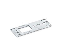 Placa de montaje para TS 2000, plata; 1 pieza