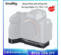 Placa de montaje SmallRig A7 V / A7R V / A7 IV con ranura AirTag para Sony Alpha 7 V / 7R V / 7 IV, con orificios roscados de 1/4"-20 -6033 Cage Kit 6026