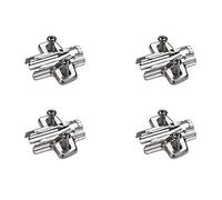 Placa de montaje transversal de Hettich Ajuste de altura de orificio oblongo para Sensys y bisagras Intermat (9071626) x4