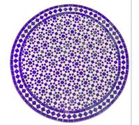 Placa De Mosaico Jardín Marrakesch Marroquí Verde/Natural 100cm