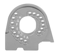 Placa de motor de aleación de aluminio Placa de montaje del motor Alto rendimiento Durable Ligero para Traxxas 1/10 RC Crawler Car Accesorios de repuesto (de color)