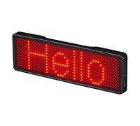 Placa de nombre LED recargable de la marca DIY programable de desplazamiento de la placa de mensajes de la pantalla LED, tipo 2