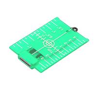 Placa de Objetivo Láser Magnética, Soporte para Nivel Láser Verde Y Rojo, Placa Destino para de Alineación Láser con Imán, Fácil Instalación En Suelo con Rayo Láser Verde Y Rojo (Verde)