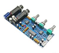 Placa de optimización de sonido de micrófono resistente que ahorra espacio, PT2399, tono claro, volumen sintonizable, doble potencia, ajuste de dispositivo de audio para karaoke en el hogar