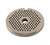 Placa de orificio de acero inoxidable n.º 5, disco de picadora de carne de 2 mm, disco perforado para procesamiento de pescado (2 mm)