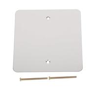 Placa de Pared Ciega 120 Tipo en Acero Inoxidable Plata
