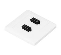Placa de Pared Coaxial Ethernet, Placa de Pared de Interfaz Multimedia de Alta Definición Resistente Al Desgaste para Cine en Casa para TV Box