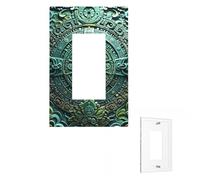 Placa de pared con calendario maya del fin del mundo, placa de pared decorativa, cubierta de toma de corriente, 1 placa de interruptor de interruptor, placa de interruptor de luz, cubierta de enchufe